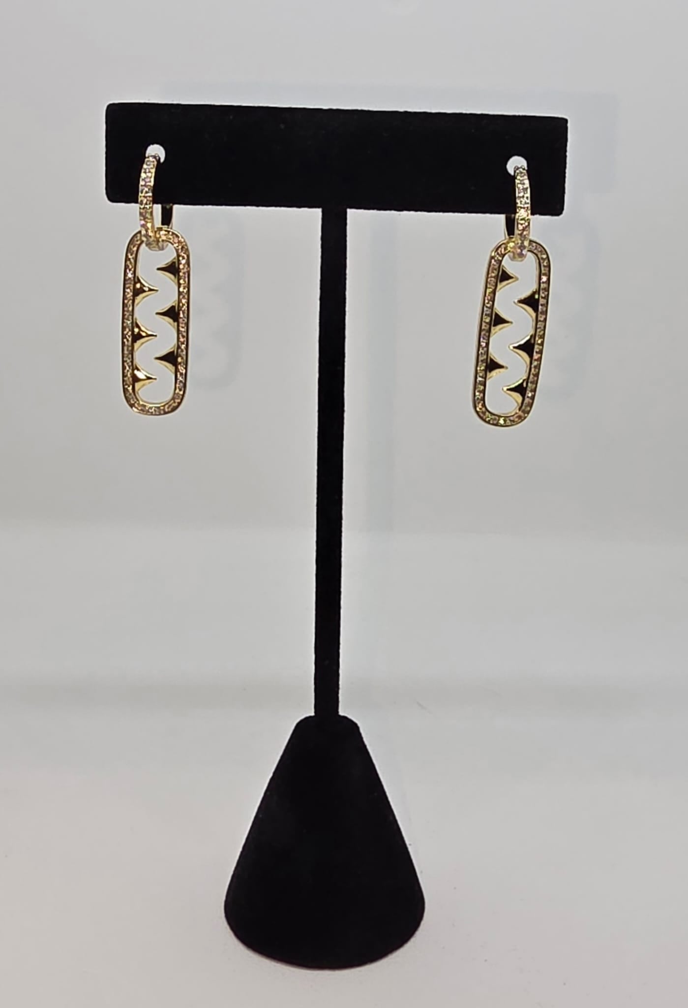 Pantallas Colgantes Geométricas | Oro Laminado 14K