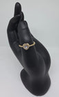 Anillo Corazón Brillante | Oro Laminado 14K