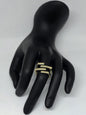 Anillo Geométrico Moderno | Oro Laminado 14K