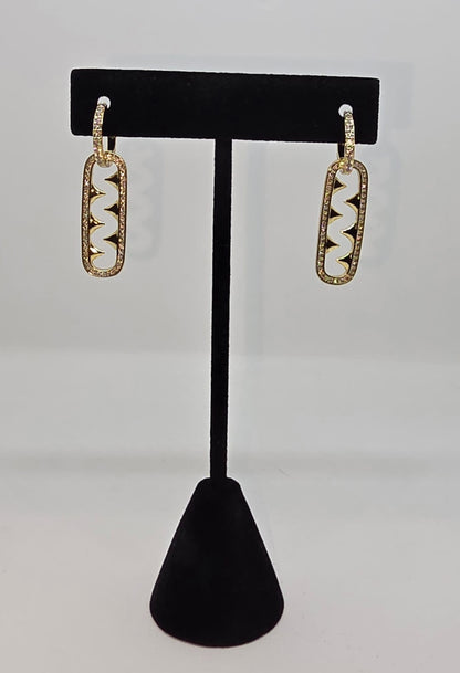 Pantallas Colgantes Geométricas | Oro Laminado 14K