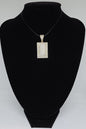 Pendant Rectangular Brillante | Oro Laminado 14K