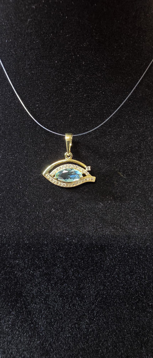 Pendant Ojo Turquesa Protector | Oro Laminado 14K 🧿✨