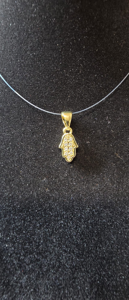 Pendant Mano de Fátima | Oro Laminado 14K
