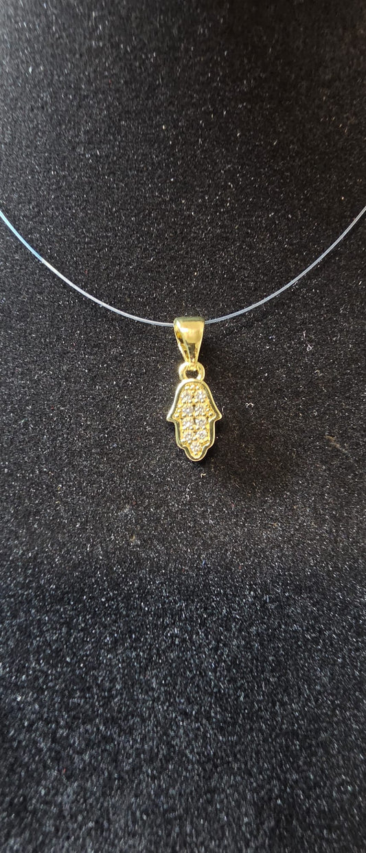 Pendant Mano de Fátima | Oro Laminado 14K