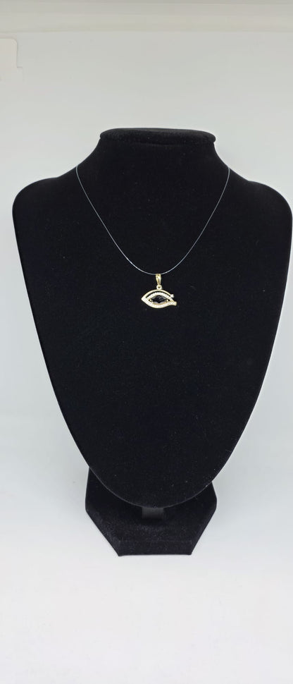 Pendant Ojo Negro Protector | Oro Laminado 14K 🖤✨