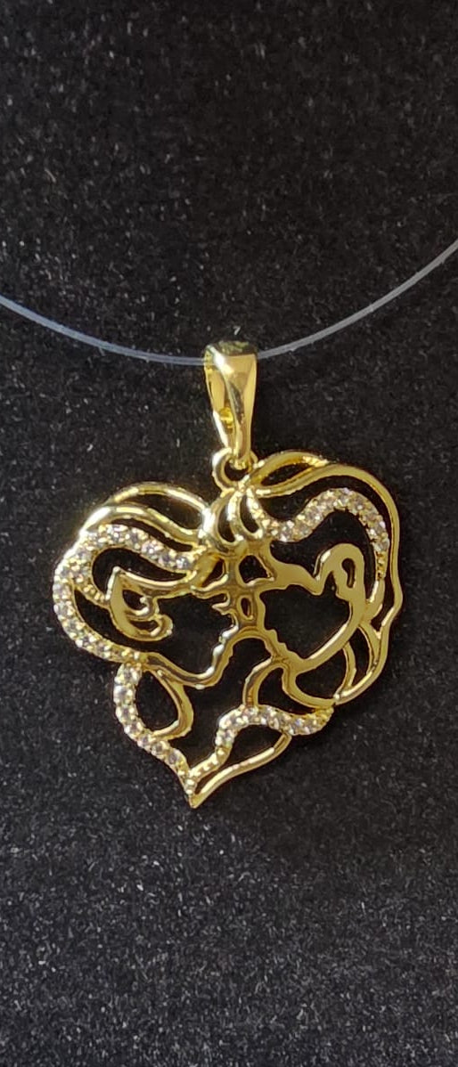Pendant Corazón | Oro Laminado 14K