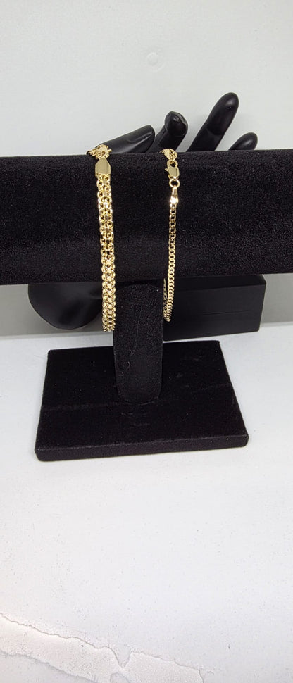Pulseras l Oro Laminado 14K