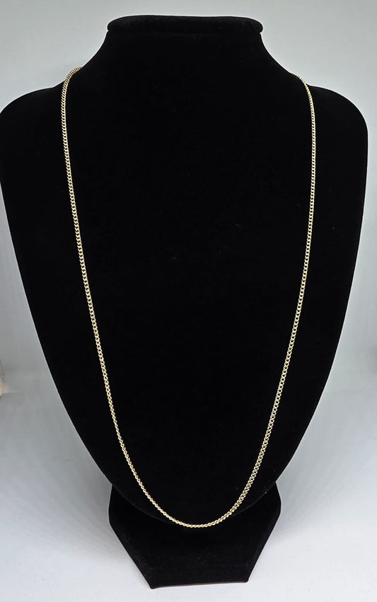 Cubanita 24” 2mm | Oro Laminado 14K