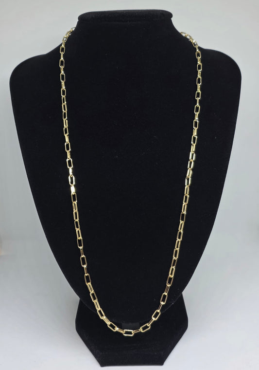 Paper Clip | 18” y 24” | Oro Laminado 14K