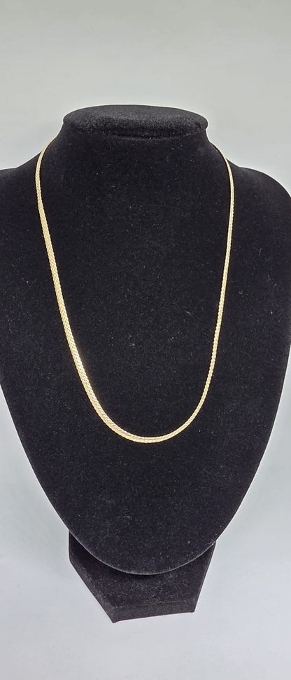Tejido Chino 18” 3mm | Oro Laminado 14K