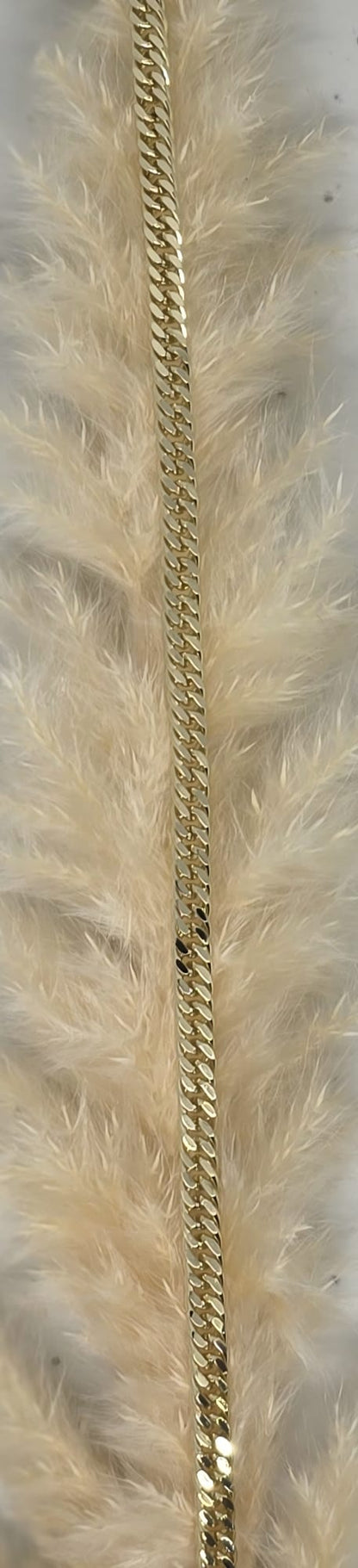 Barbado 18” 4mm | Oro Laminado 14K