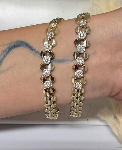 Orejitas con Zirconias | Oro Laminado 14K ✨