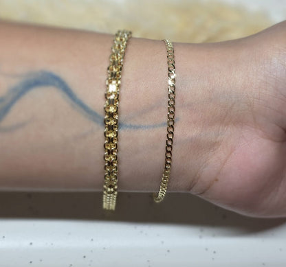 Pulseras l Oro Laminado 14K