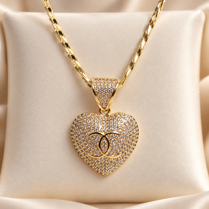 Dije de corazón con zirconias - portada FL Passion Jewelry