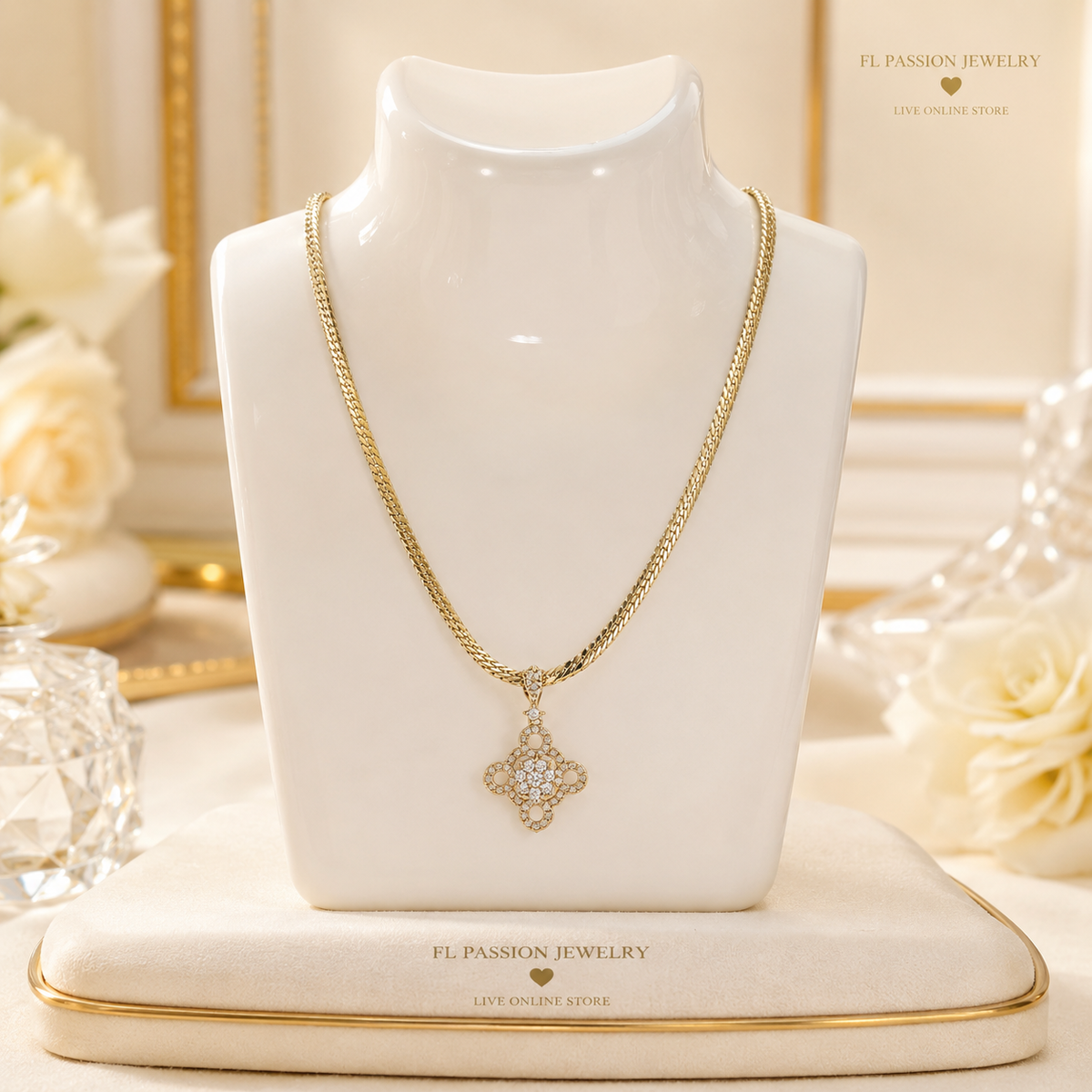 Dije Nudo de Bruja Brillante | Oro Laminado 14K