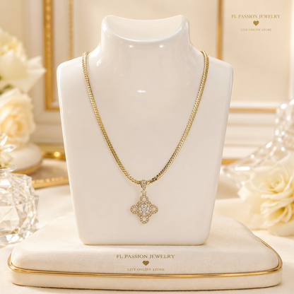 Dije Nudo de Bruja Brillante | Oro Laminado 14K