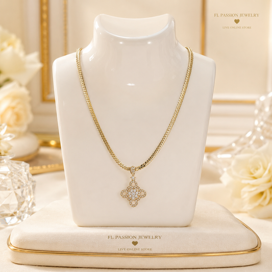 Dije Nudo de Bruja Brillante | Oro Laminado 14K