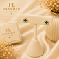 Pantallas 4 Hojas Verdes | Oro Laminado 14K