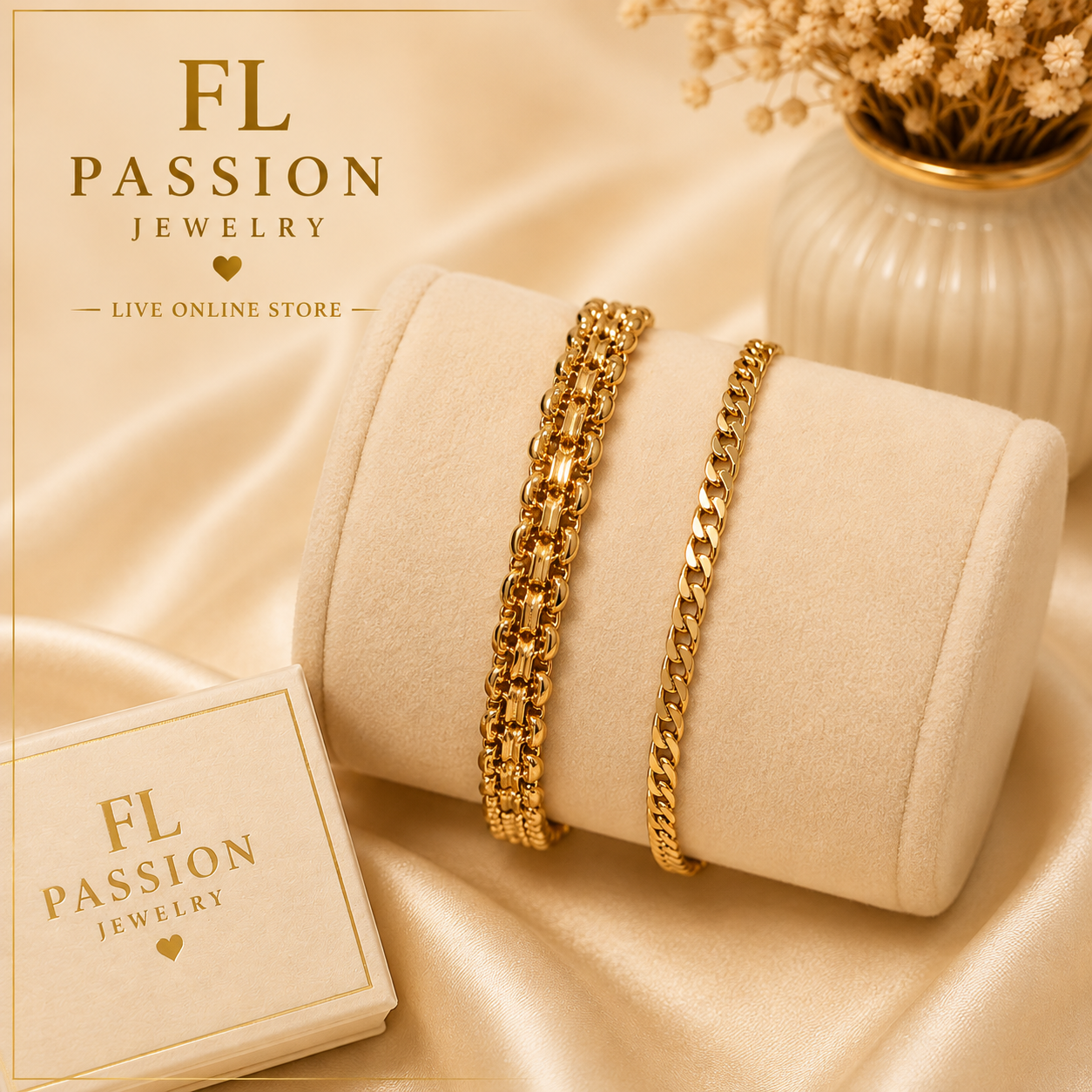 Pulseras l Oro Laminado 14K