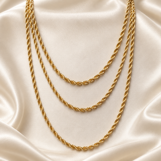 Cadena Soga - Oro Laminado 14K