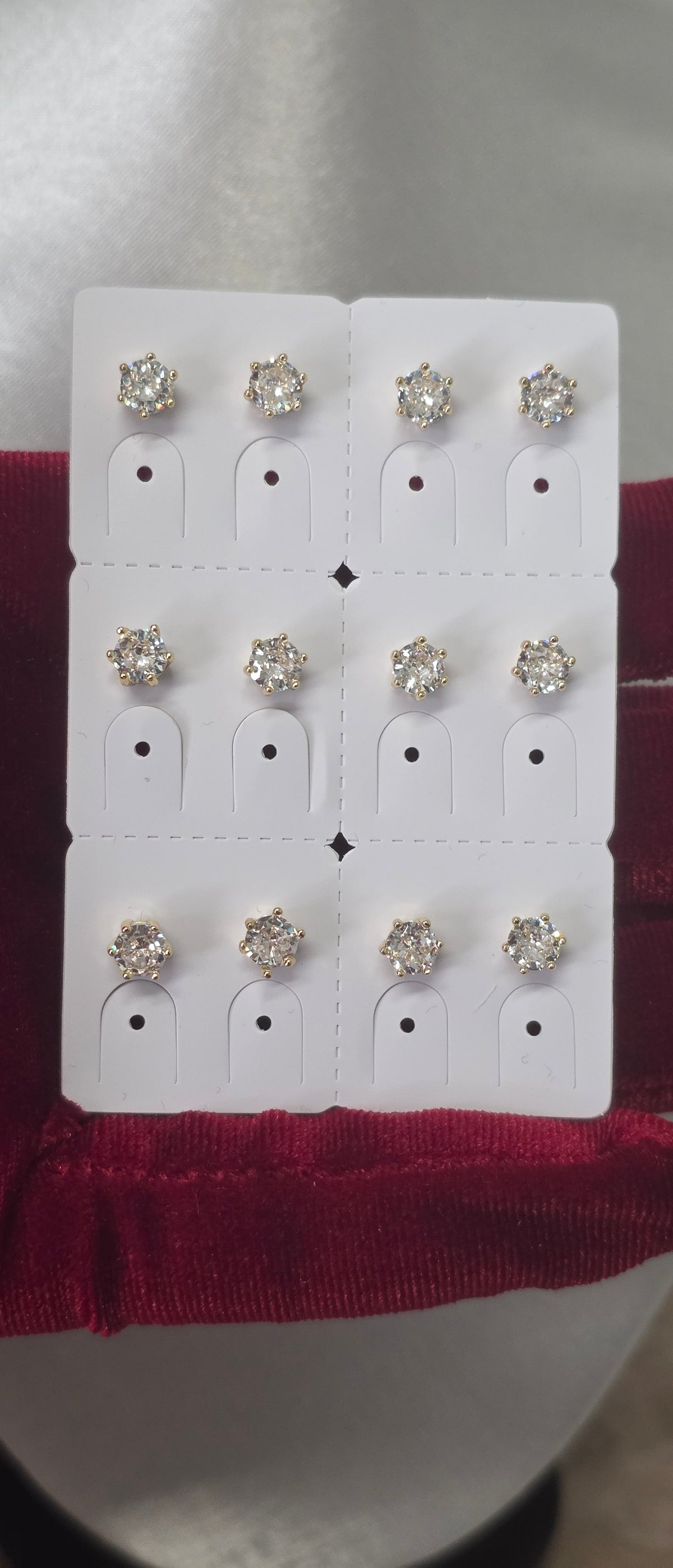 Pantallas Solitarias 6 Puntos | Oro Laminado 14K