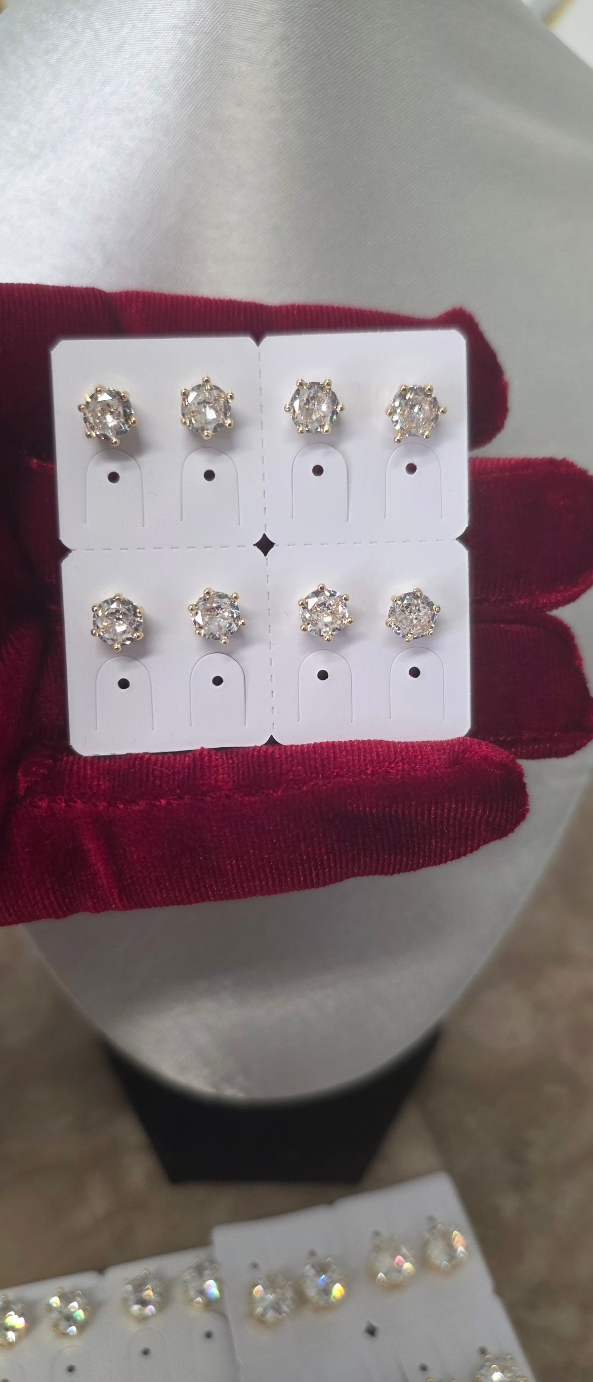 Pantallas Solitarias 6 Puntos | Oro Laminado 14K